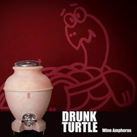 Drunk Turtle Cocciopesto Wine Amphorae
