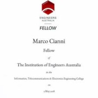 MJ Cianni, FRINA, FIEAust, FRSA, CPEng, NER, APEC Eng, IntPE(Aus.), MRAeS., CEng.
