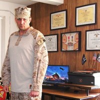 GySgt   E-7 Andy Goddard USMC Bronze Star 3 Purple Hearts