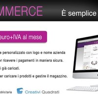 ecommerce a noleggio negozio online  99euro+iva al mese