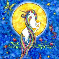Glitter Unicorn Moba