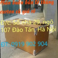 Bán Thùng Carton Cũ Giá Rẻ