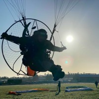 Simon paramotor training Westmore
