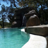 set in stone wa Artificial rock features, Ponds, limestone render