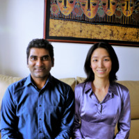 Ophelia and Arijit At The Caring Nature