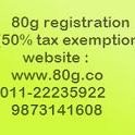 registration of 80g