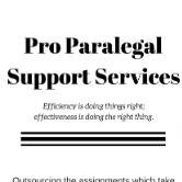 PRO PARALEGAL SUPPORT SERVICES