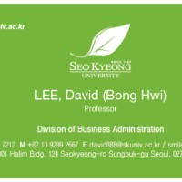 David(Bonghwi) Lee
