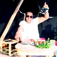 Agafay golden white camp