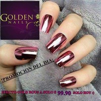 GOLDEN NAILS DECORACIÓN PARA UÑAS Y MAQUILAMOS
