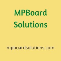 MP Board Solutions