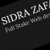 Sidra Zafar