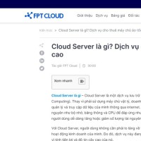 cloud server