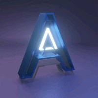 A B