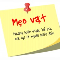 Mẹo Vặt Gia Đình