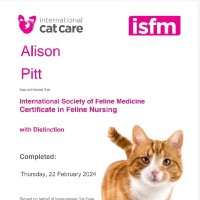 Alison Pitt - Registered Veterinary Nurse