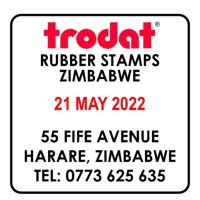 Trodat Zimbabwe Rubber Stamps