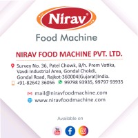 NIRAV FOOD MACHINE Pvt Ltd
