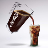Coca Cola Kurve Pitcher