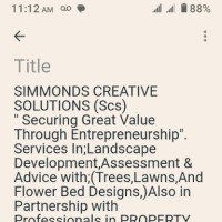 SIMMONDS CREATIVE SOLUTIONS