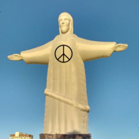 Balão do Cristo Redentor