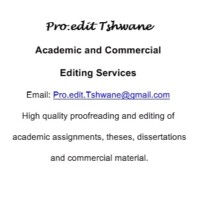 Pro.Edit Tshwane South Africa