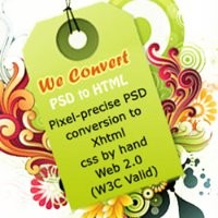 PSD to XHTML Conversion