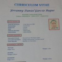 Yovanny Daniel Garcia Baque