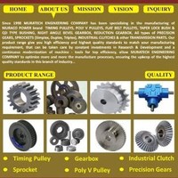 MURATECH ENGINEERING Mfg of - Pulley, Gear, Gearbox, Sprocket