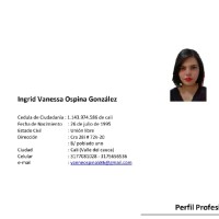 ÍNGRID VANESSA OSPINA GONZÁLEZ