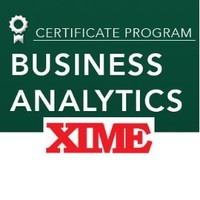 Certificate Program in Business Analytics XIME