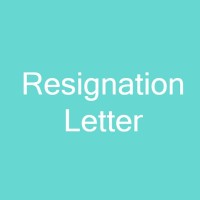 Resignation Letter Resignation Email