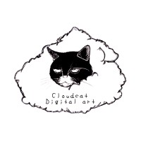 White cloud Cat