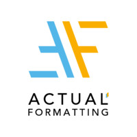 ACTUAL FORMATTING