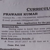 Prawash Kumar