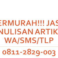 Jasa Penulisan Artikel
