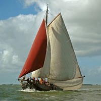 Jan C. Rijswijk / Sailing ship De Vlieter