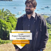 Dharmesh Avaiya, Google Project Management Certified