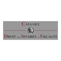 Chaire Droit Des Affaires Et Fiscalité