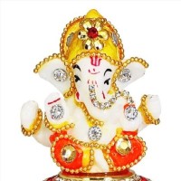Glass Ganesha Idol For Car