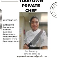 Chef Vuyo Zamaxesibe