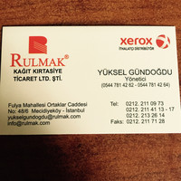 RULMAK KAĞIT LTD ŞTİ Fotokopi kağıt ithalatcısı