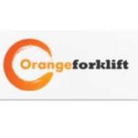 Orange Forklift