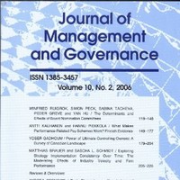 Jmg Journal Of Management And Governance