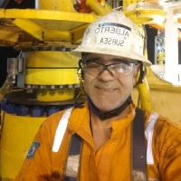 Alberto de Souza Técnico mecânico, técnico de operações submarinas