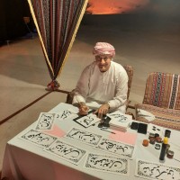 Caligraphy muscan. caligrapher