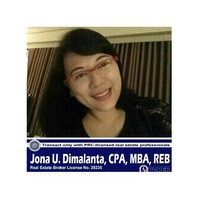 Jona Dimalanta, CPA, MBA, REB
