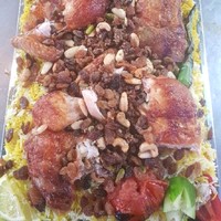 شاورما وخبزه